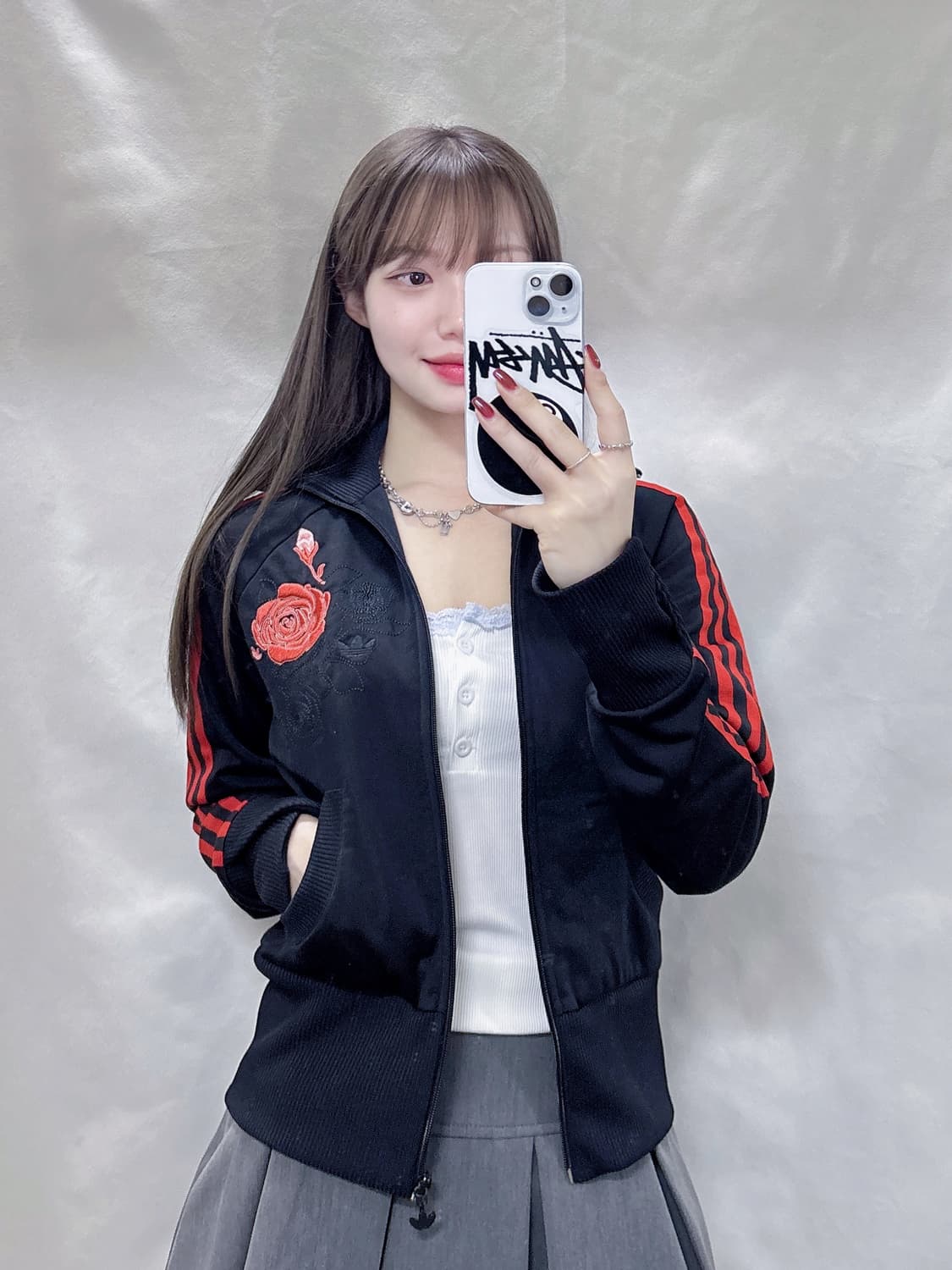 아디다스 플라워 빅로고 트랙탑  상품이미지2