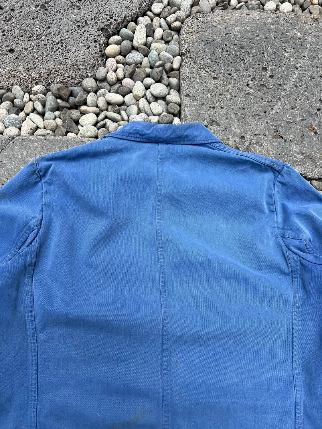 FADED LIGHT BLUE WASHING 빈티지 프렌치워크자켓 상품이미지7