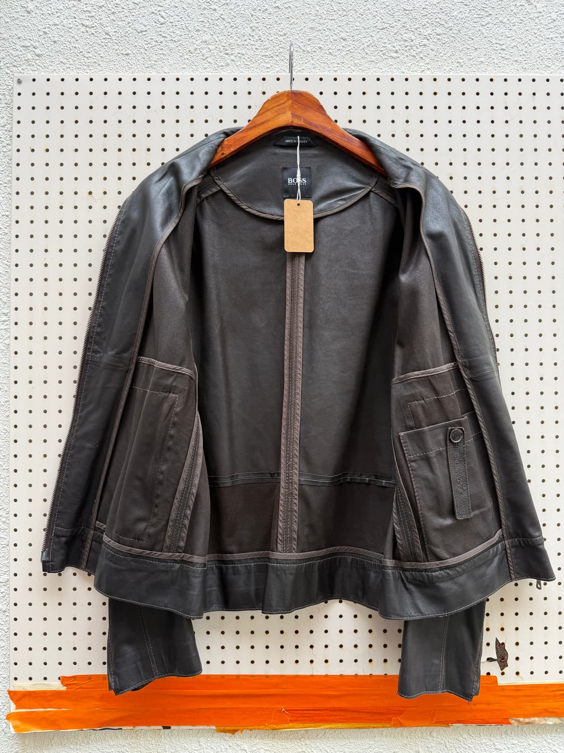 HUGO BOSS GOATSKIN LEATHER 휴고보스 염소가죽자켓 상품이미지5