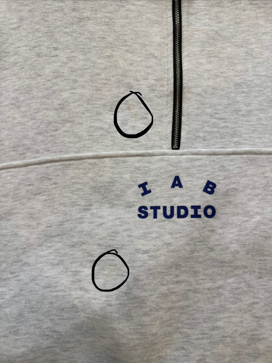 (XXL) 아이앱 스튜디오 하프집업 아노락 상품이미지3