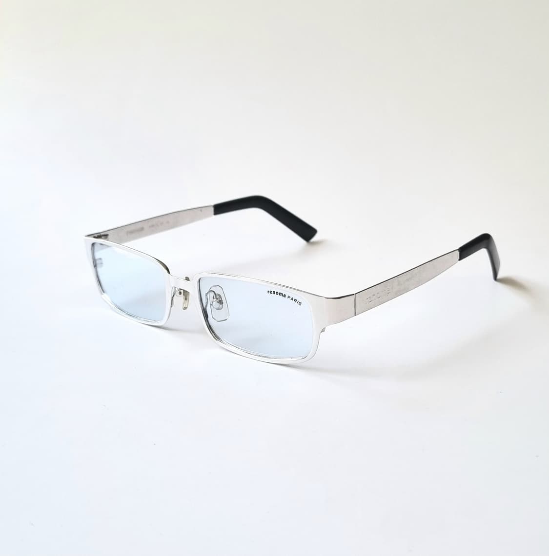 데드스탁 실버 메탈 슬림 프레임 긱시크 안경테 792 상품이미지3