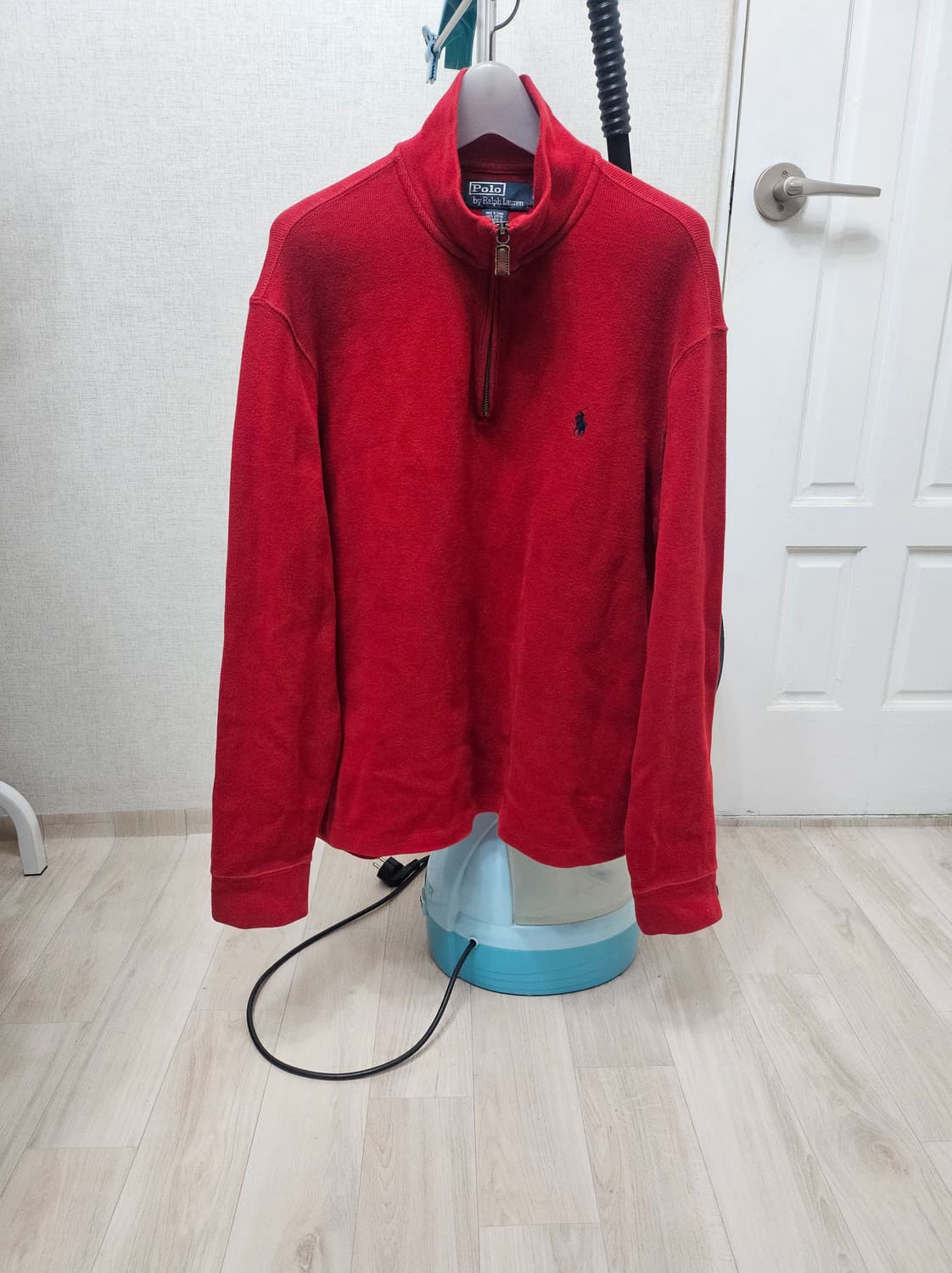 (95~100)M ☆초대장급☆ 랄프로렌폴로 [버건디] 하프 반집업니트 상품이미지1