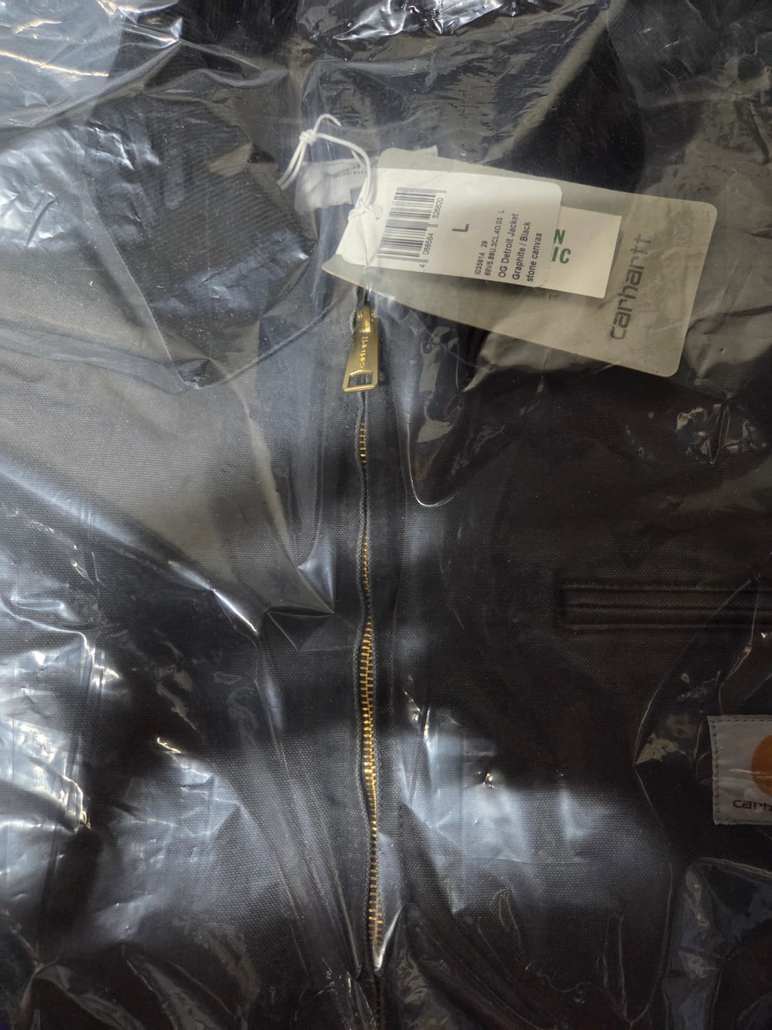 칼하트 WIP OG 디트로이트 자켓 Graphite Black L 상품이미지4