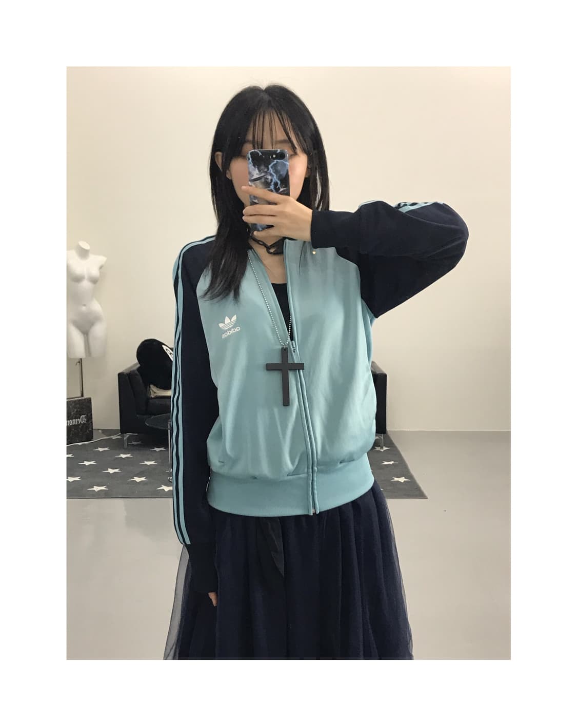Adidas Y2k blue Jersey 상품이미지1