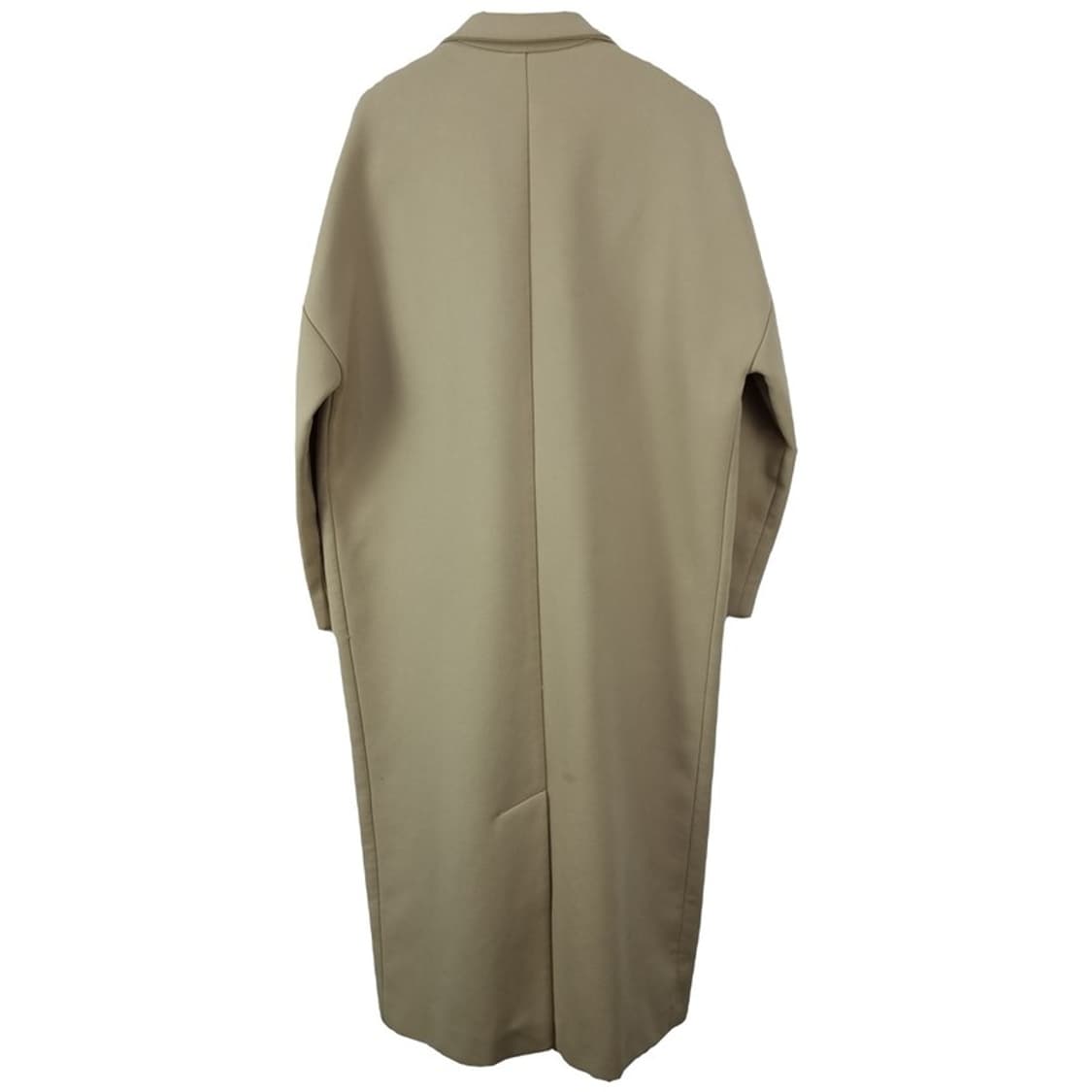 [MSGM] 히든버튼 오버사이즈 모직 롱 코트 베이지 P01564 상품이미지3