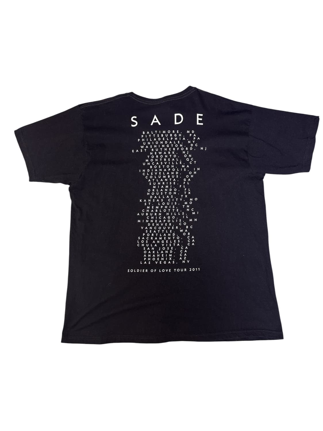 빈티지 샤데이 SADE SOLDIER OF LOVE 2011 투어티 L 상품이미지4