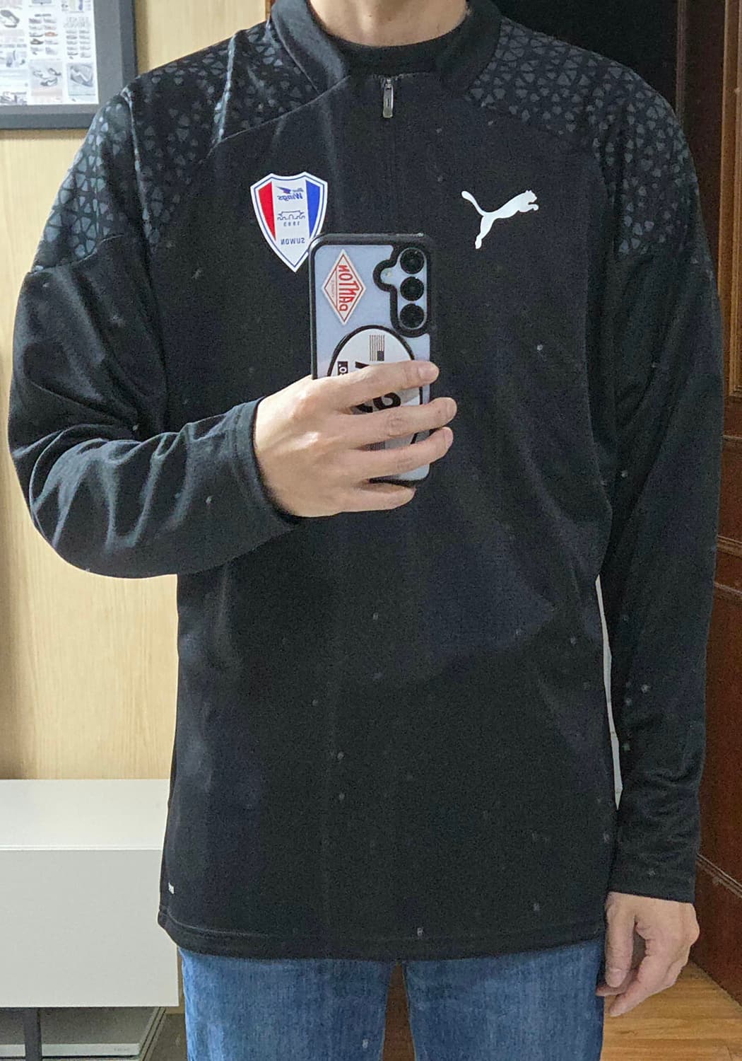 (착샷) 수원삼성 블루윙즈 유니폼 져지 트레이닝 탑 드릴탑  상품이미지9