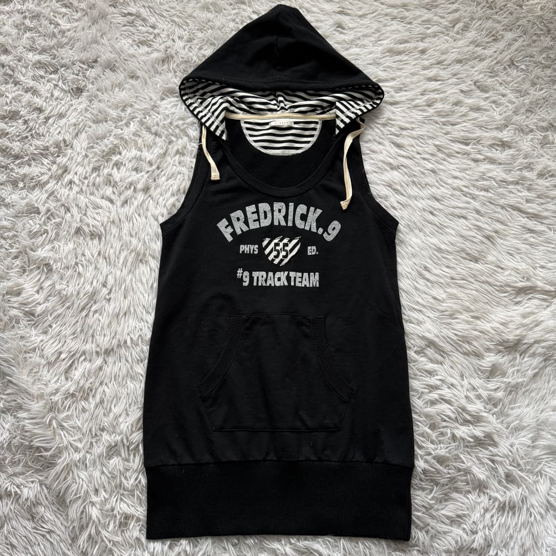 BIZAZZ 일본빈티지 y2k 후드티 노드 나시 후드 모리걸 M 37 상품이미지2