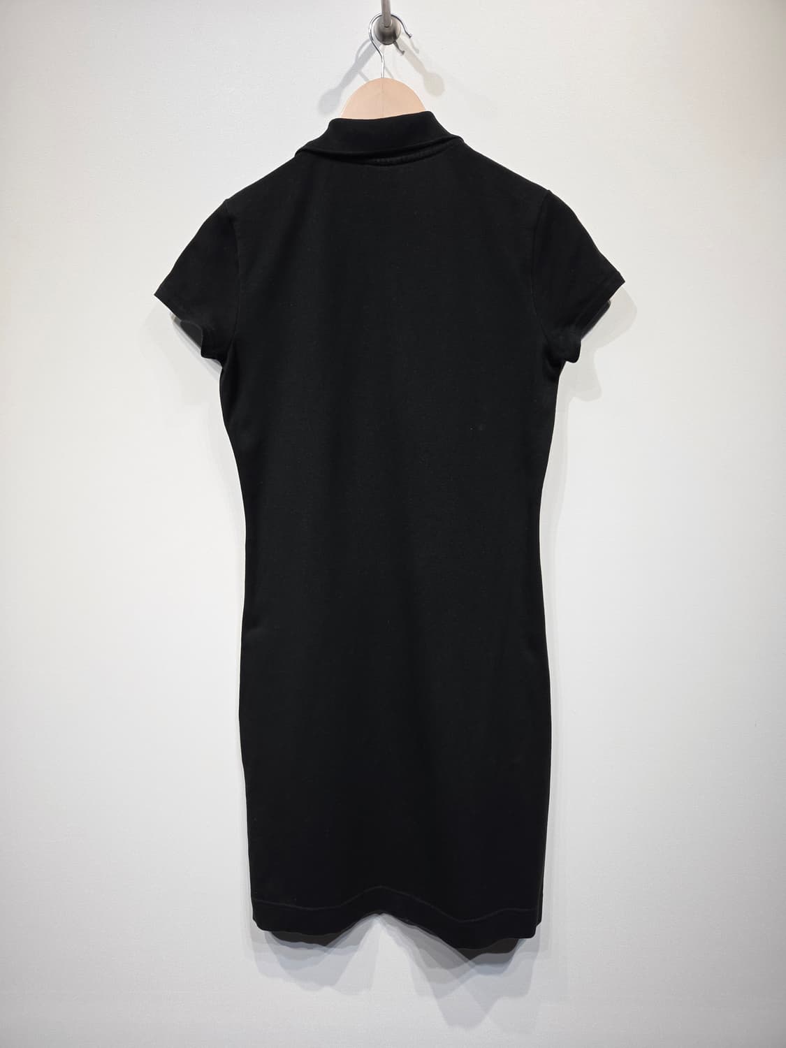 라코스테 블랙 피케 반팔 미디 원피스_호칭40 상품이미지5