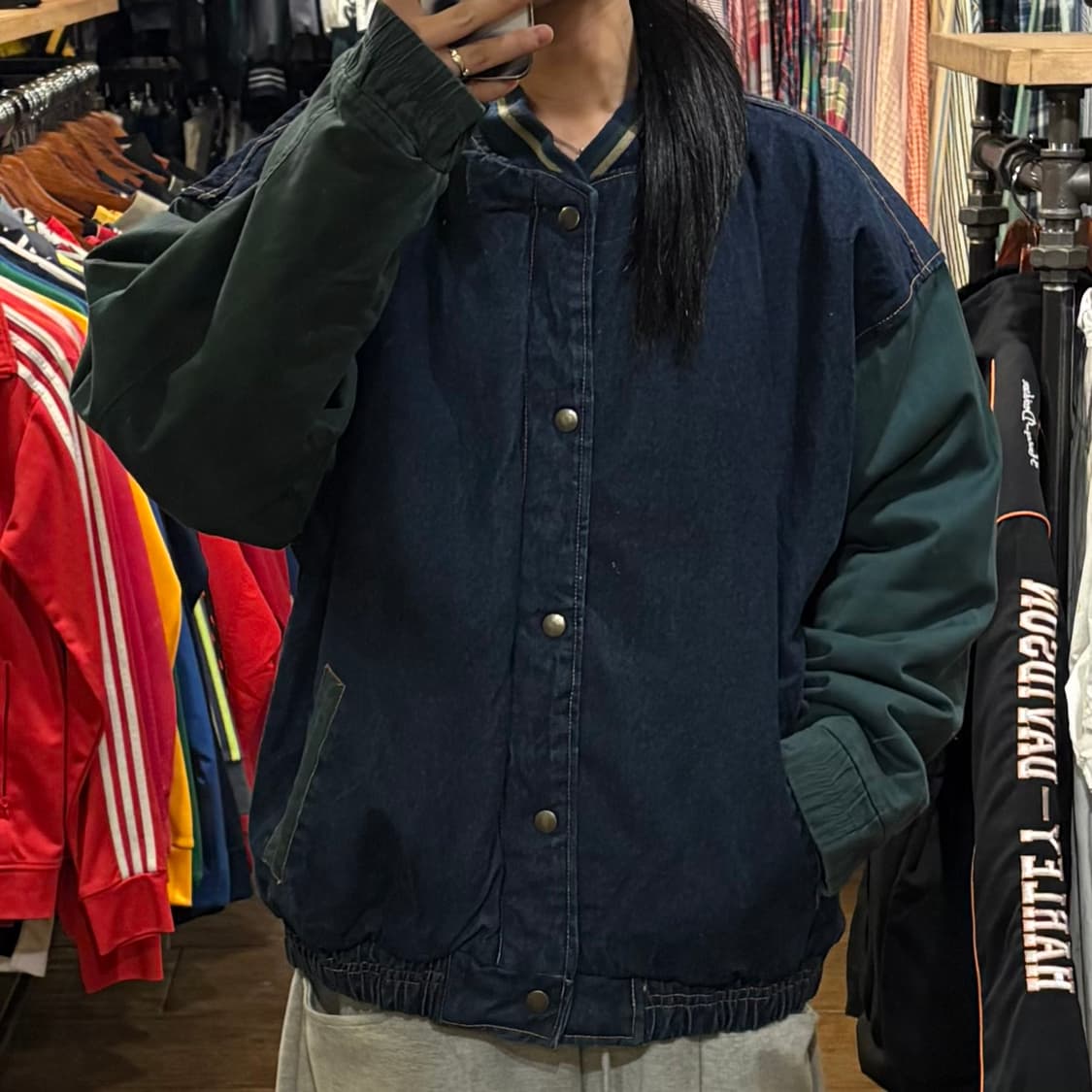 [HI] VTG 데님바시티자켓 진청 상품이미지2