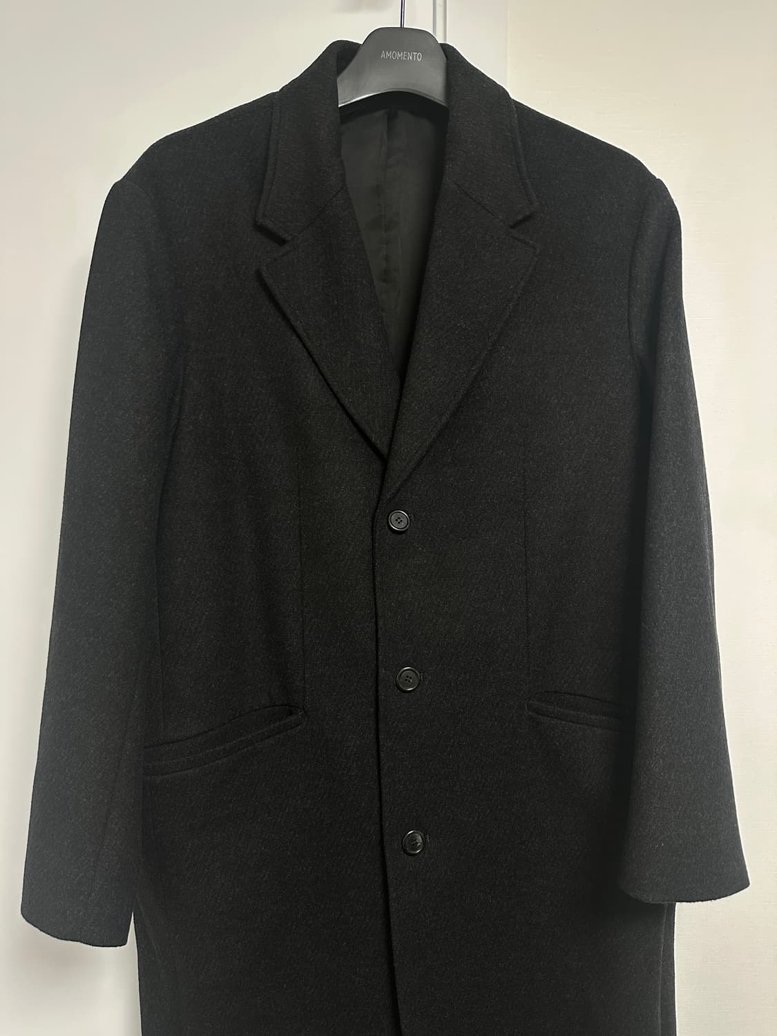 유스 체스터필드 코트 차콜그레이 moon(M) 사이즈 상품이미지3