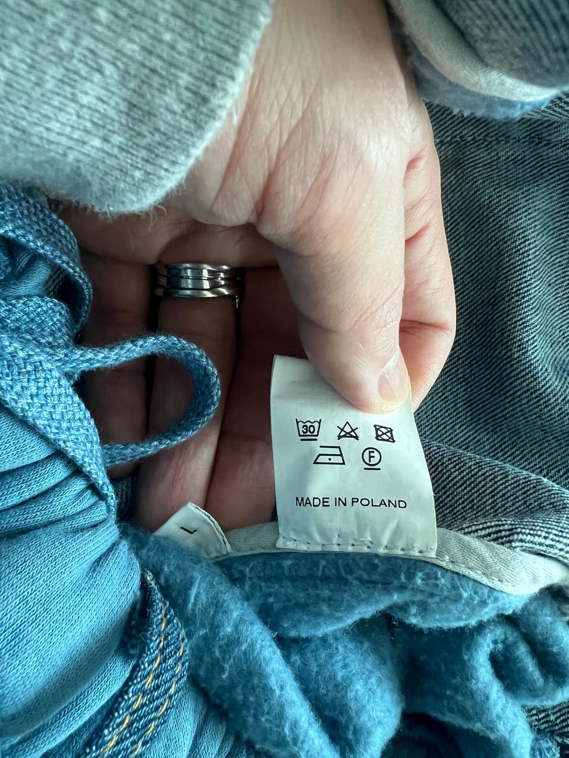 (L) 블레스 오버조깅진  블루 bless overjogging jean 상품이미지5