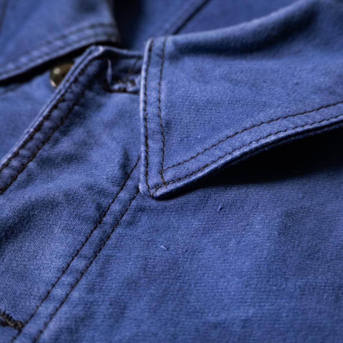  1950s ‘LE FAVORI’ French Blue Moleskin 상품이미지3