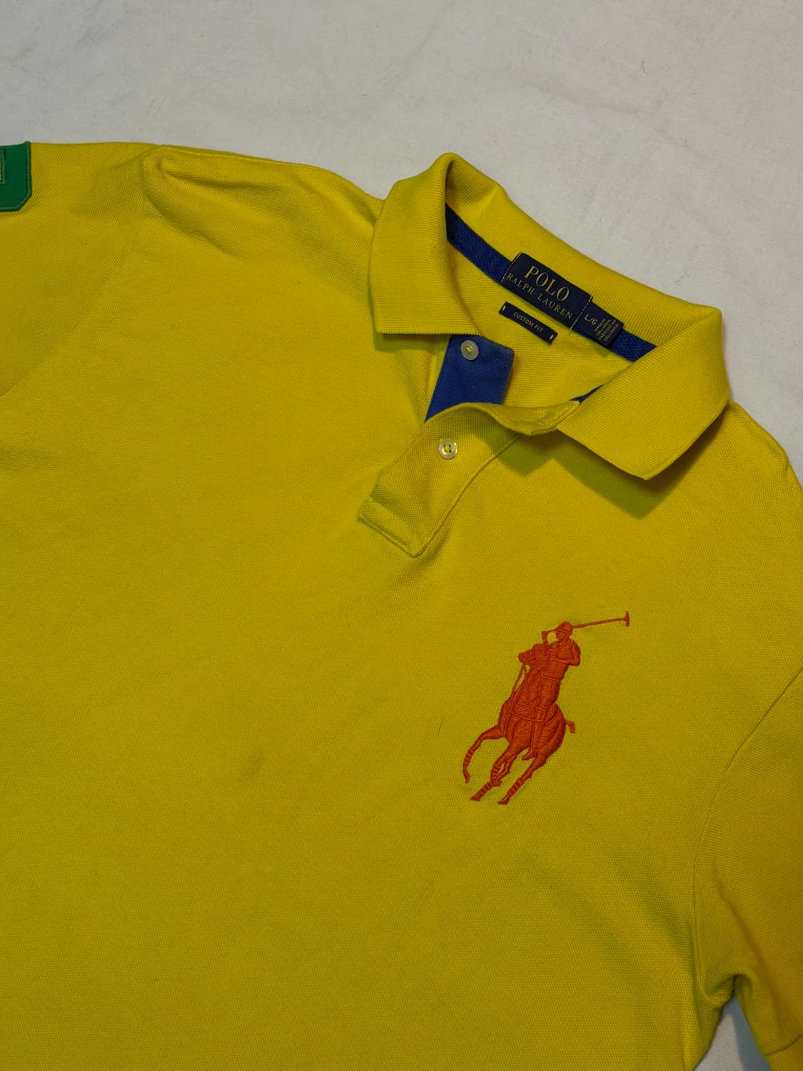 폴로 랄프로렌 빅포니 치프키프 카라티 옐로우 상품이미지2