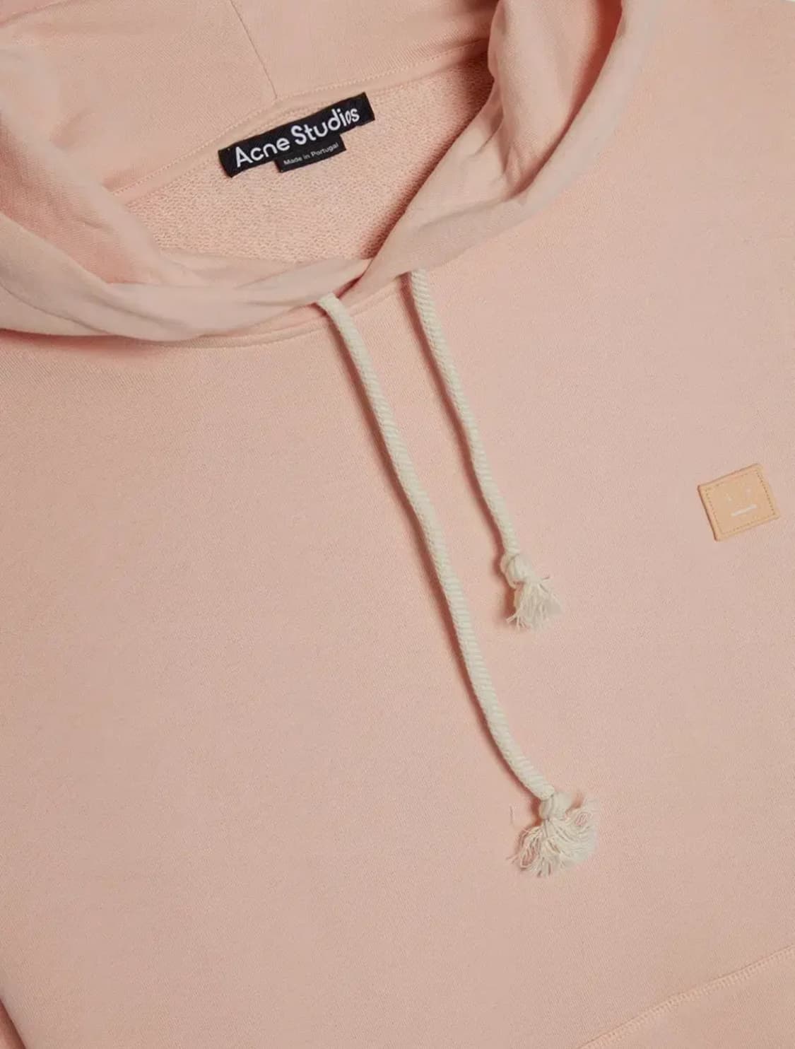 아크네 스튜디오 파우더 핑크 후드티 상품이미지2