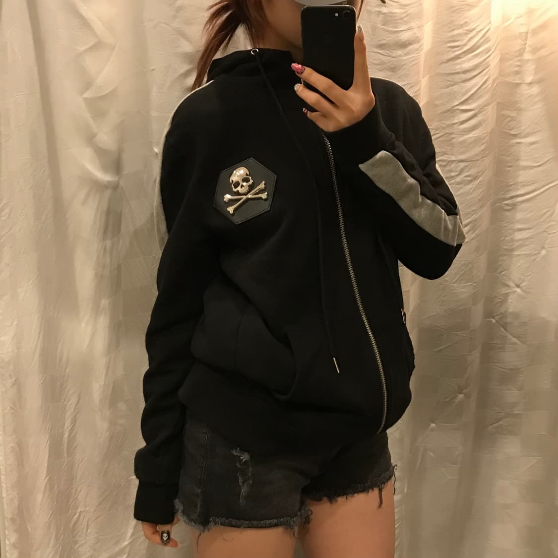 Philipp Plein 필립플레인 고딕 펑크 스컬 후드집업 상품이미지2