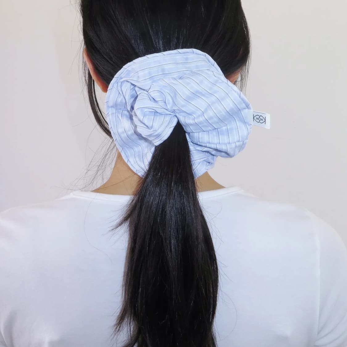 기준 EMMA Scrunch sky blue stripe 상품이미지2