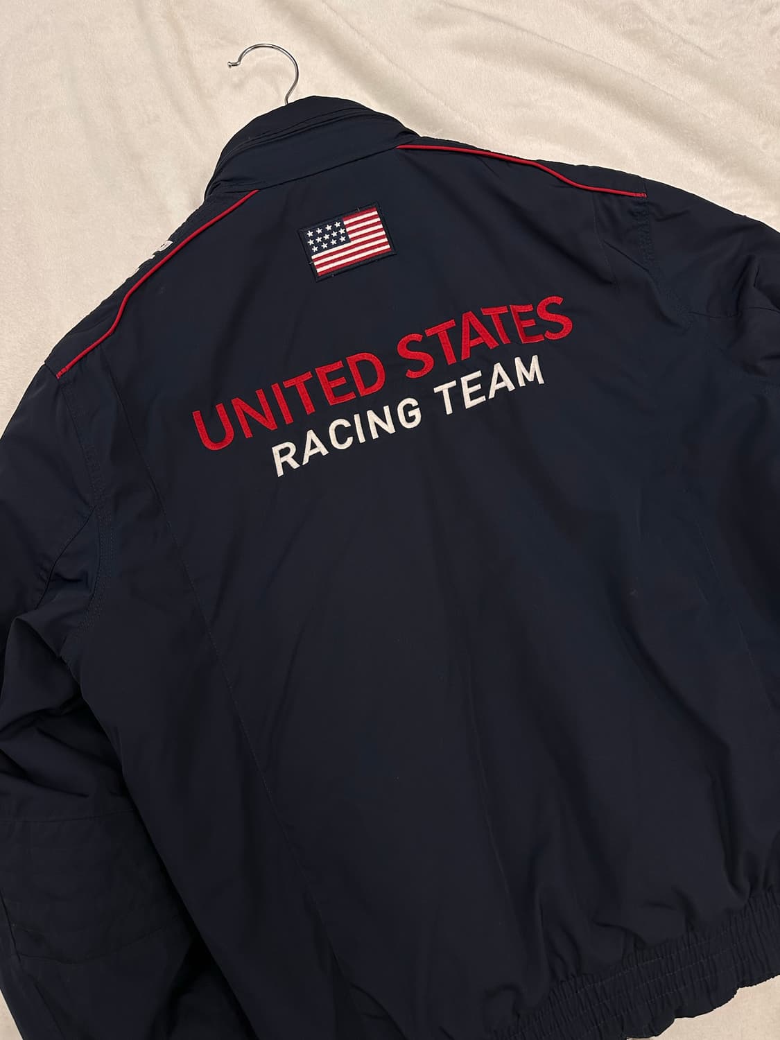 (M)폴로랄프로렌 빅포니 USA 성조기 레이싱 봄버 자켓 상품이미지6