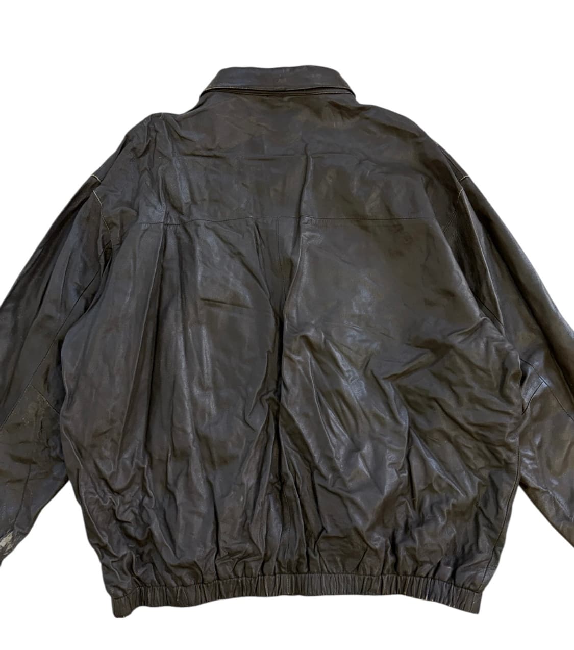 폴로 랄프 로렌 90‘s 일경물산 쉽스킨 레더 스윙톱 자켓 상품이미지4