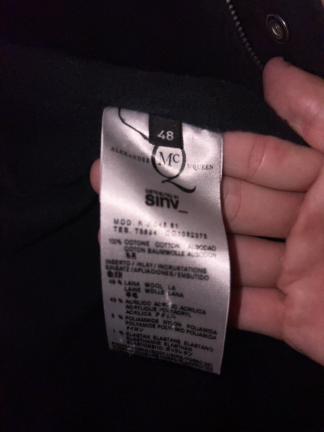 알렉산더 맥퀸 야상 상품이미지3