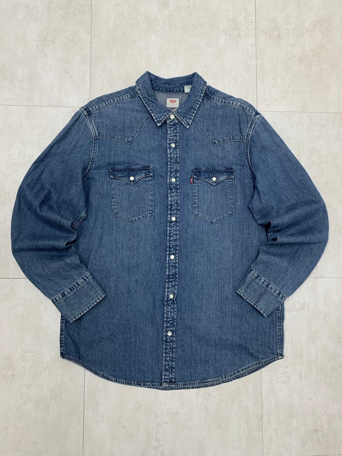 리바이스 데님 셔츠 #677 상품이미지1
