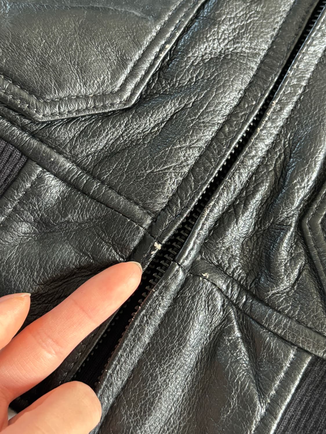 Hysteric Glamour 히스테릭글래머 가죽 후드 자켓 상품이미지10