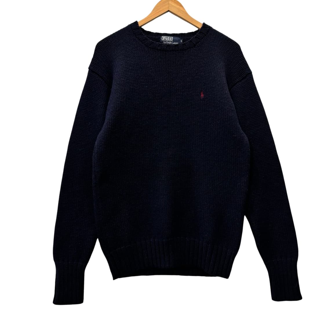 폴로 랄프로렌 네이비 울 100 니트 상품이미지1