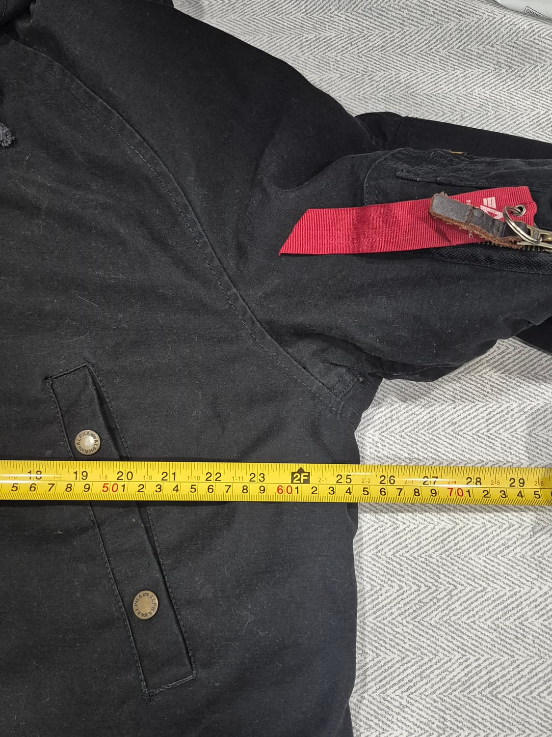 알파인더스트리 블랙 후드 야상 점퍼 자켓 남성 95~100사이즈 상품이미지9