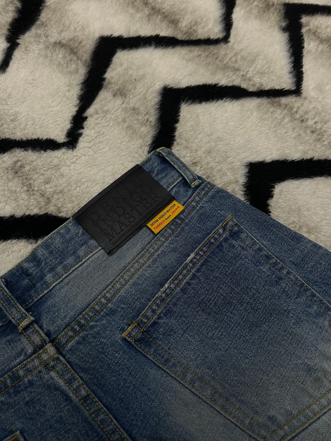 [M]에스피오나지x데님인디고마스터 슬림 스트레이트핏 데님  상품이미지1