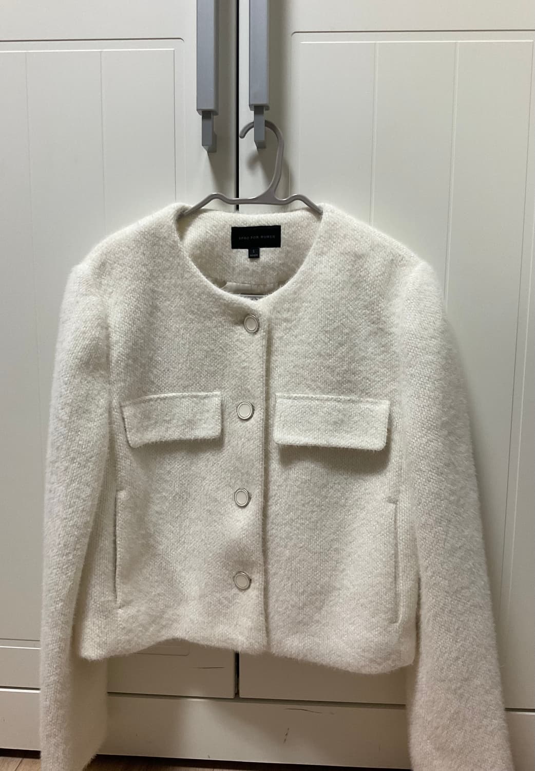 Tweed jacket white S 상품이미지1