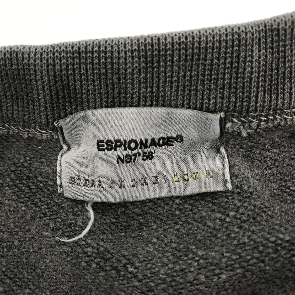 에스피오나지 피그먼트다잉 스웻셔츠 [M] 상품이미지5