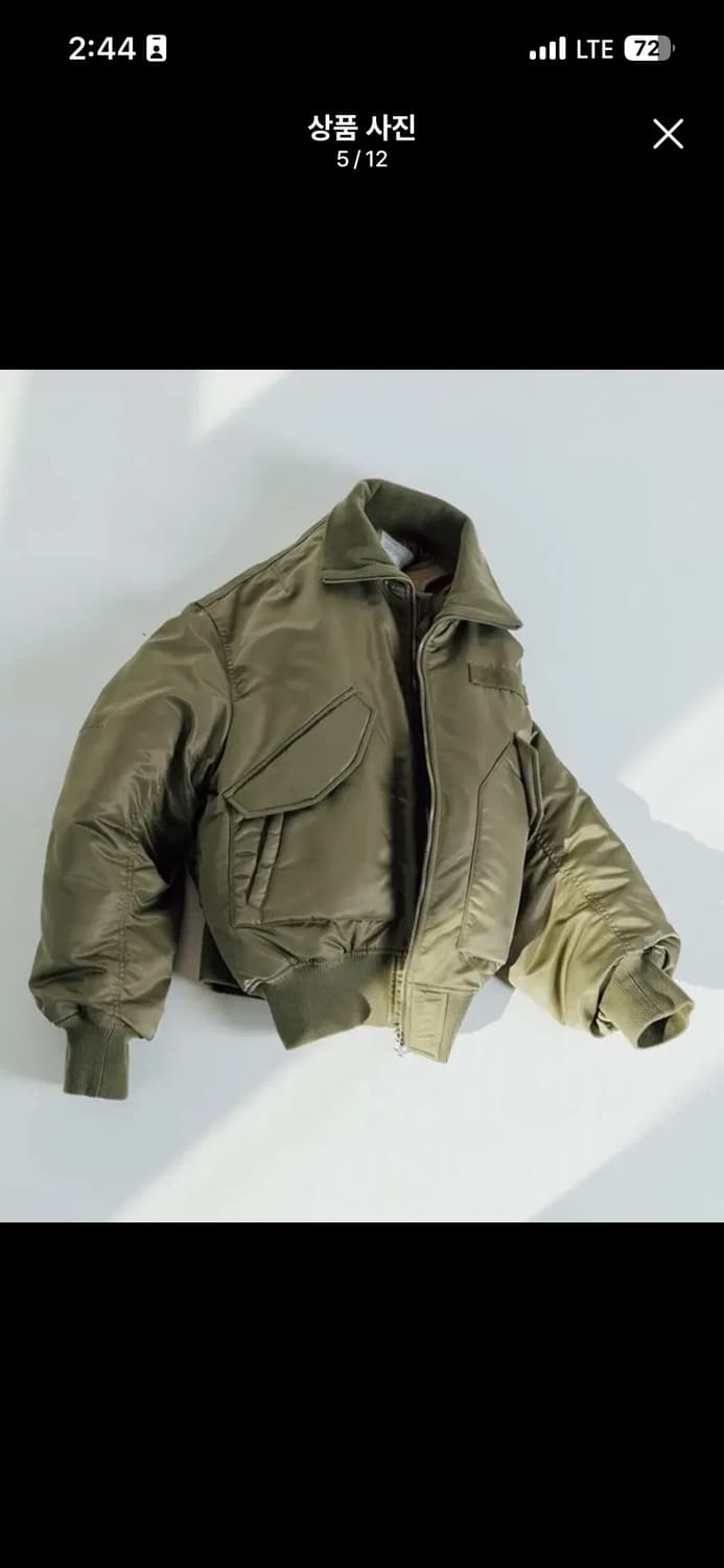 [105]벨리에 랜더 플라이트 자켓카키 상품이미지1