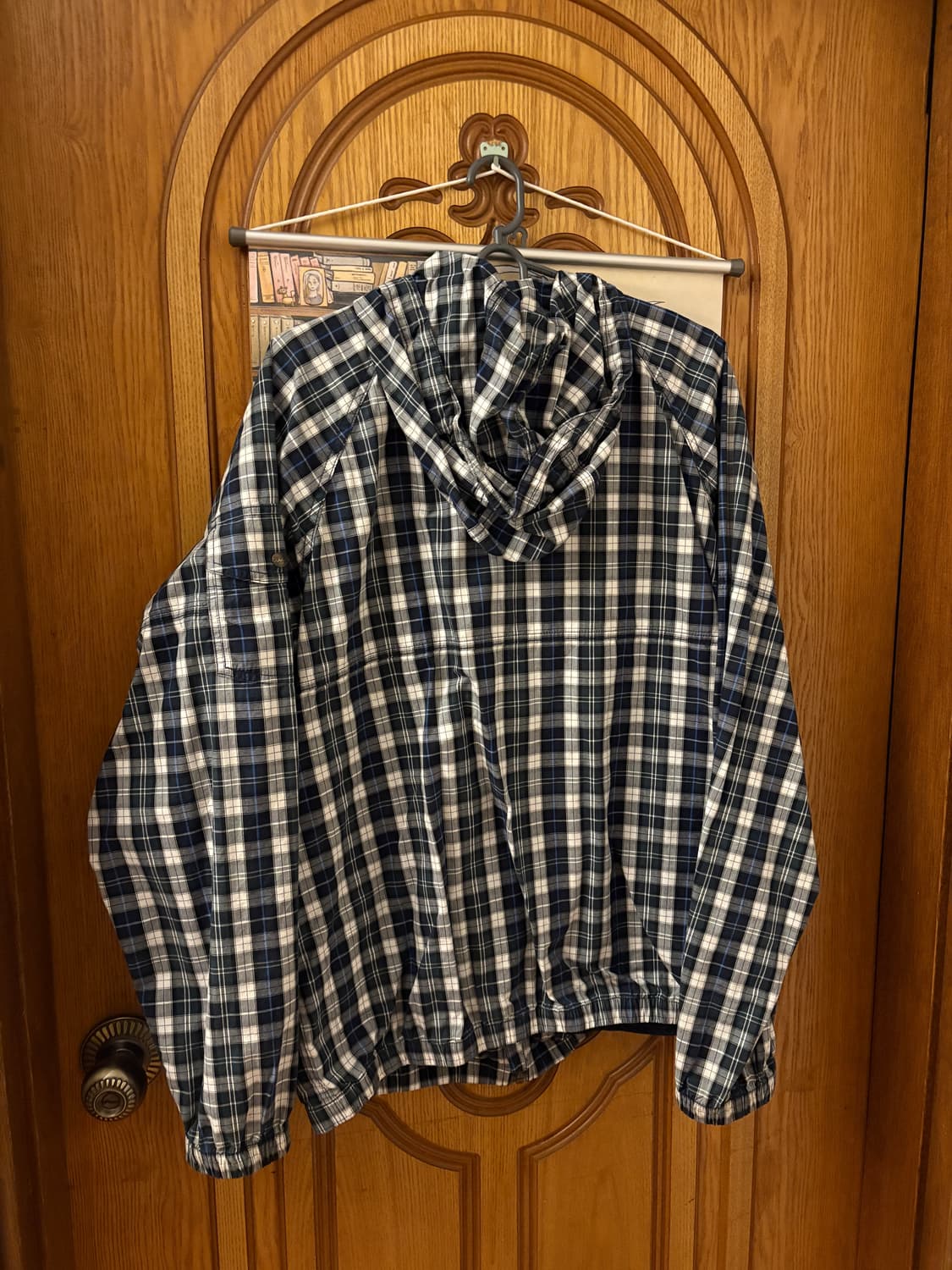 카키스 SS25 후디드 윈드 자켓 타탄 M 상품이미지2