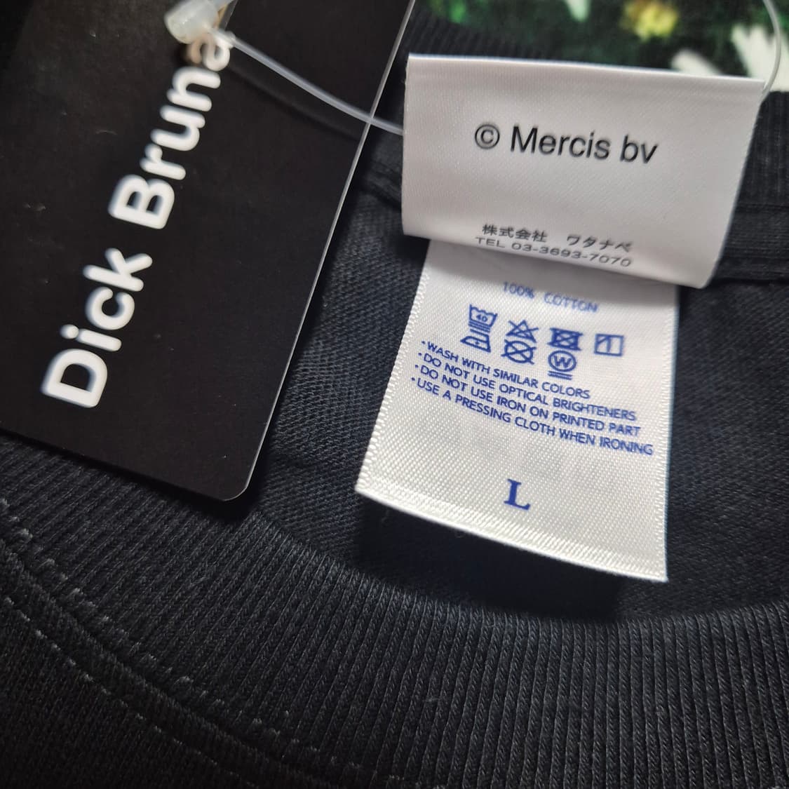 일본 Dick Bruna miffy 미피 반팔티 성인L 상품이미지3
