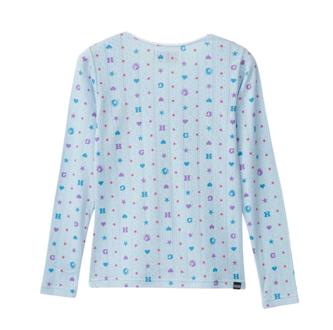 히스테릭 글래머 걸스 아 크레이지 치비 티셔츠 블루  상품이미지2