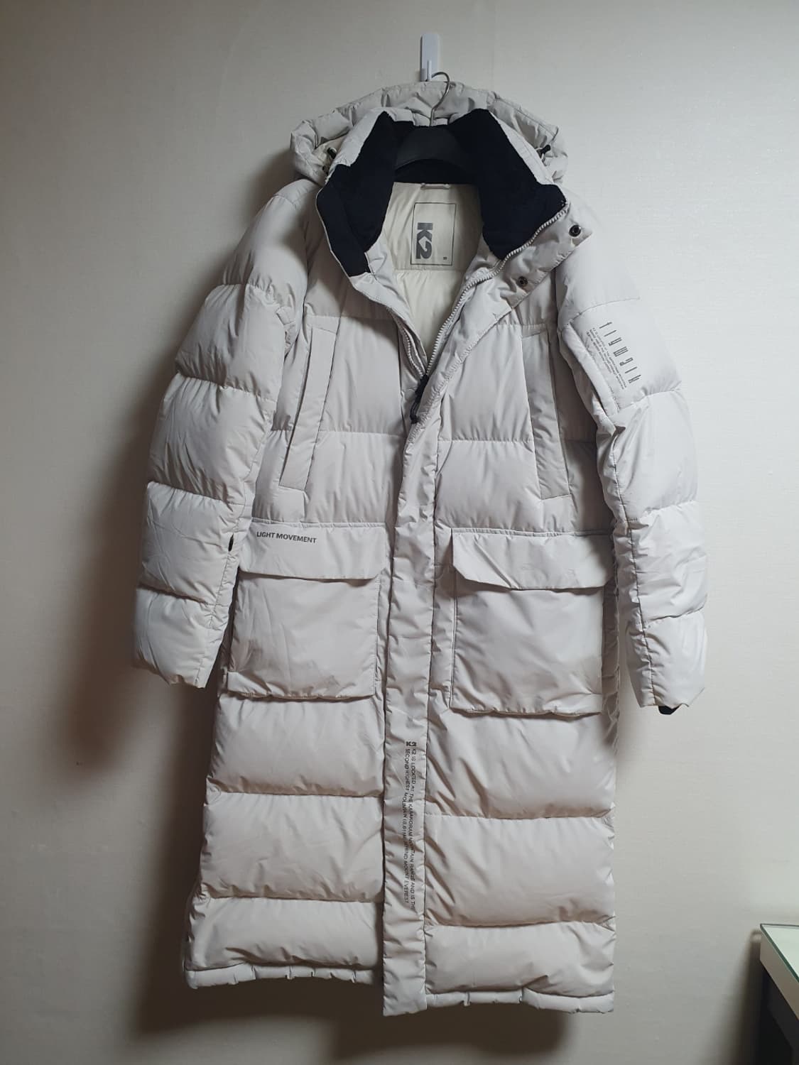 K2 포디엄2 롱패딩 라이트그레이 90 ❄️ 상품이미지1