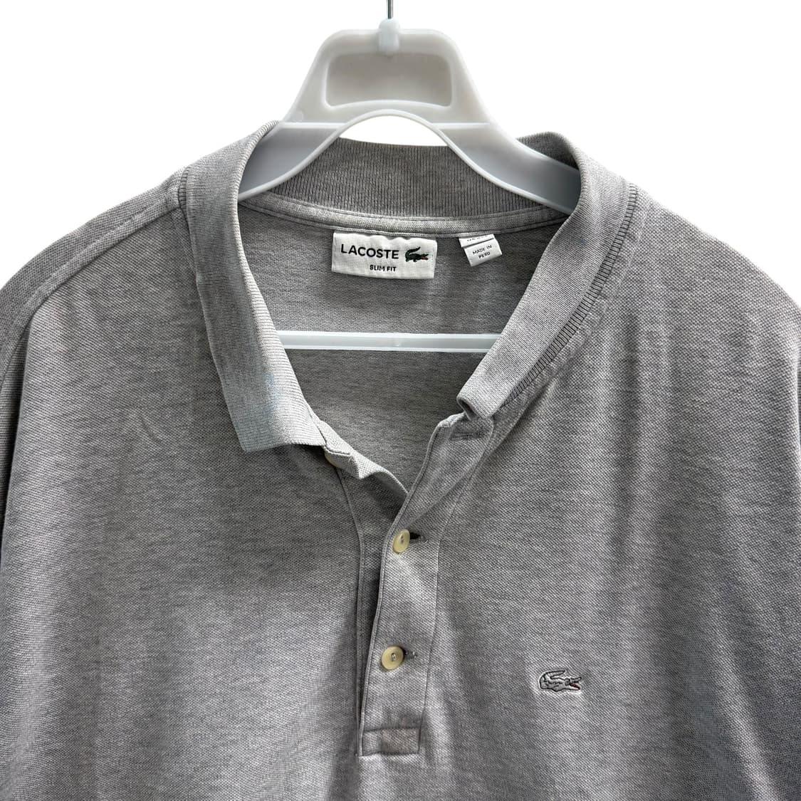 [XXL] 라코스테 그레이 카라티셔츠 상품이미지5