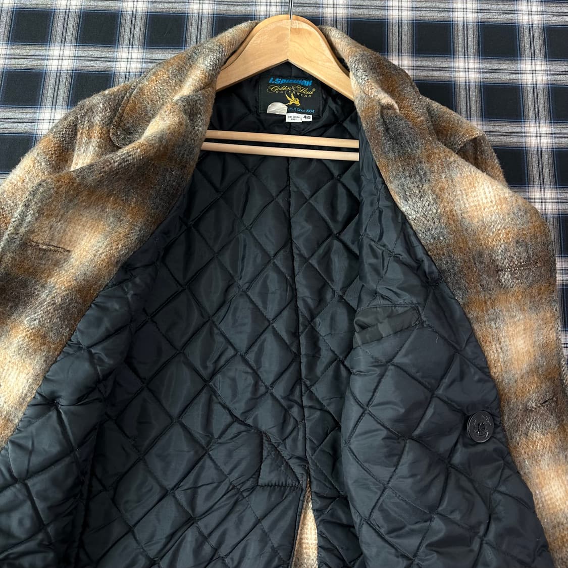 90s spiewak 플란넬 피코트 (조니뎁 플란넬) 상품이미지4