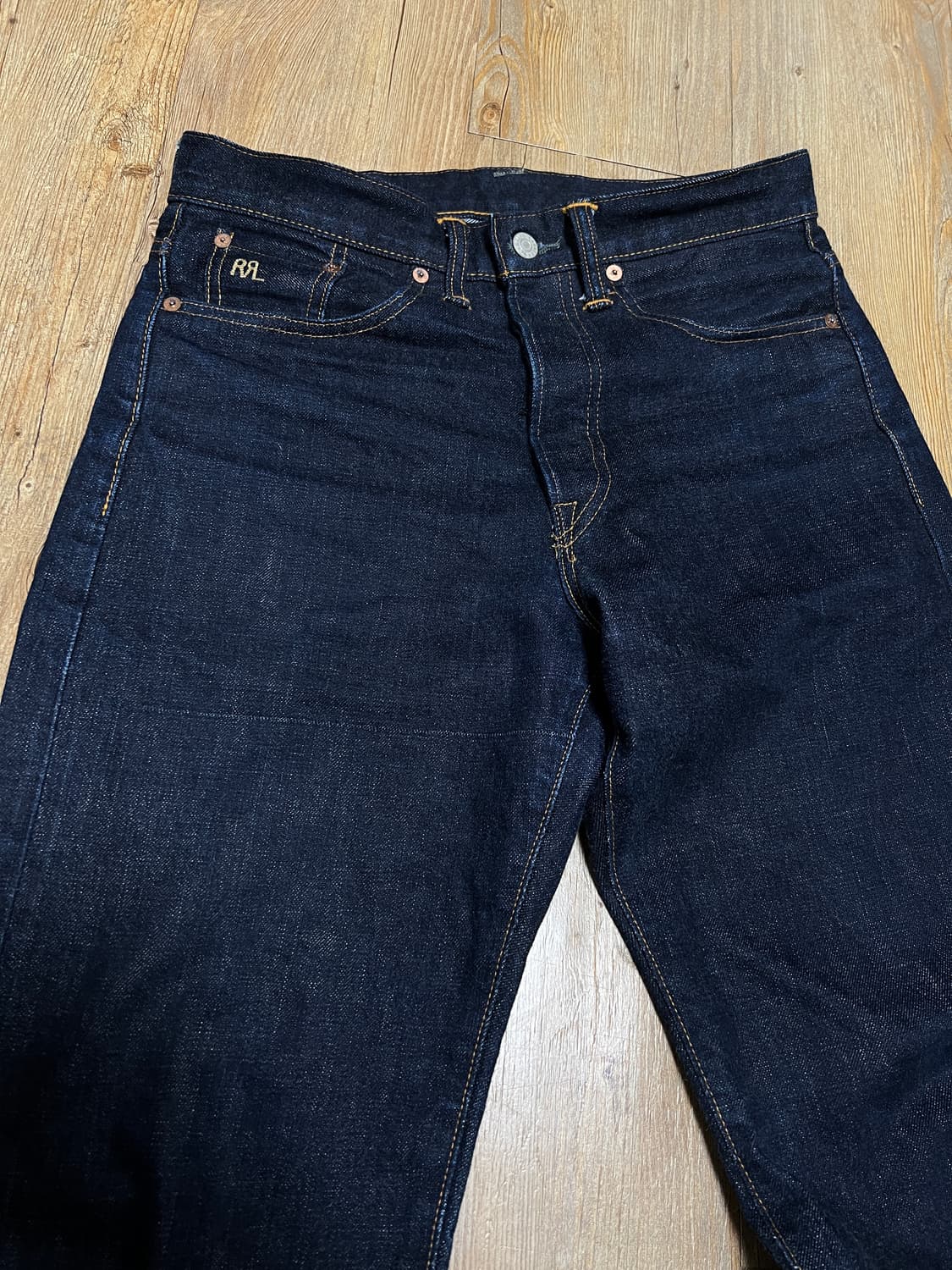 택포30) RRL 더블알엘 빈티지 파이브포켓 30x30 원워시 셀비지진 상품이미지2