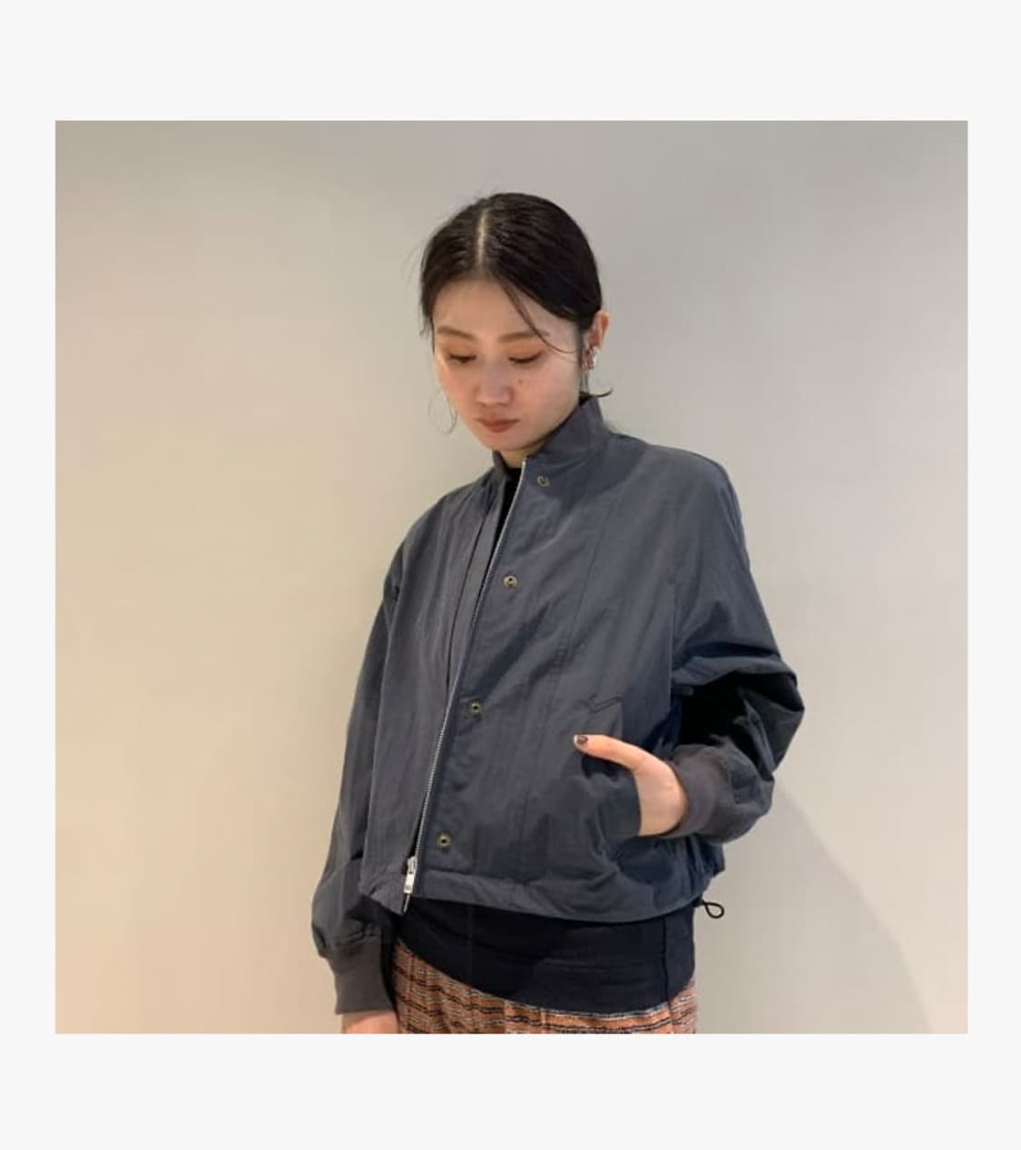 AK+1 BY BEAMS - RIB SHORT BLOUSON 상품이미지2