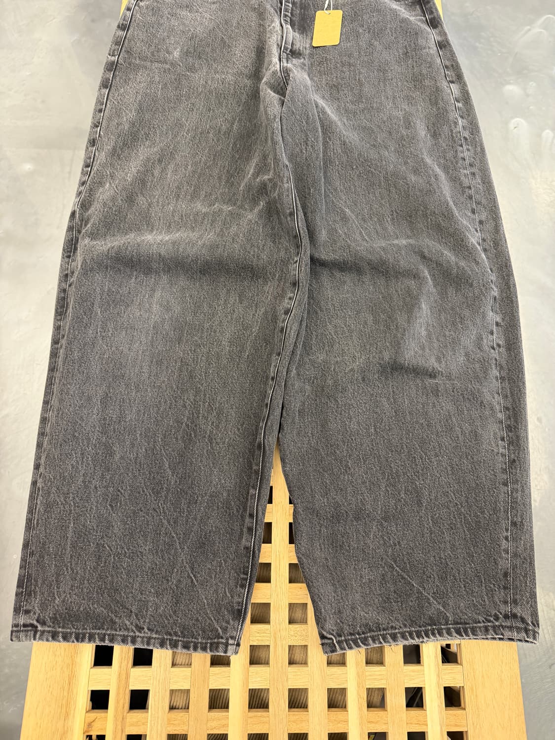 LAD MUSICIAN WIDE DENIM 라드뮤지션 흑청데님팬츠 상품이미지4