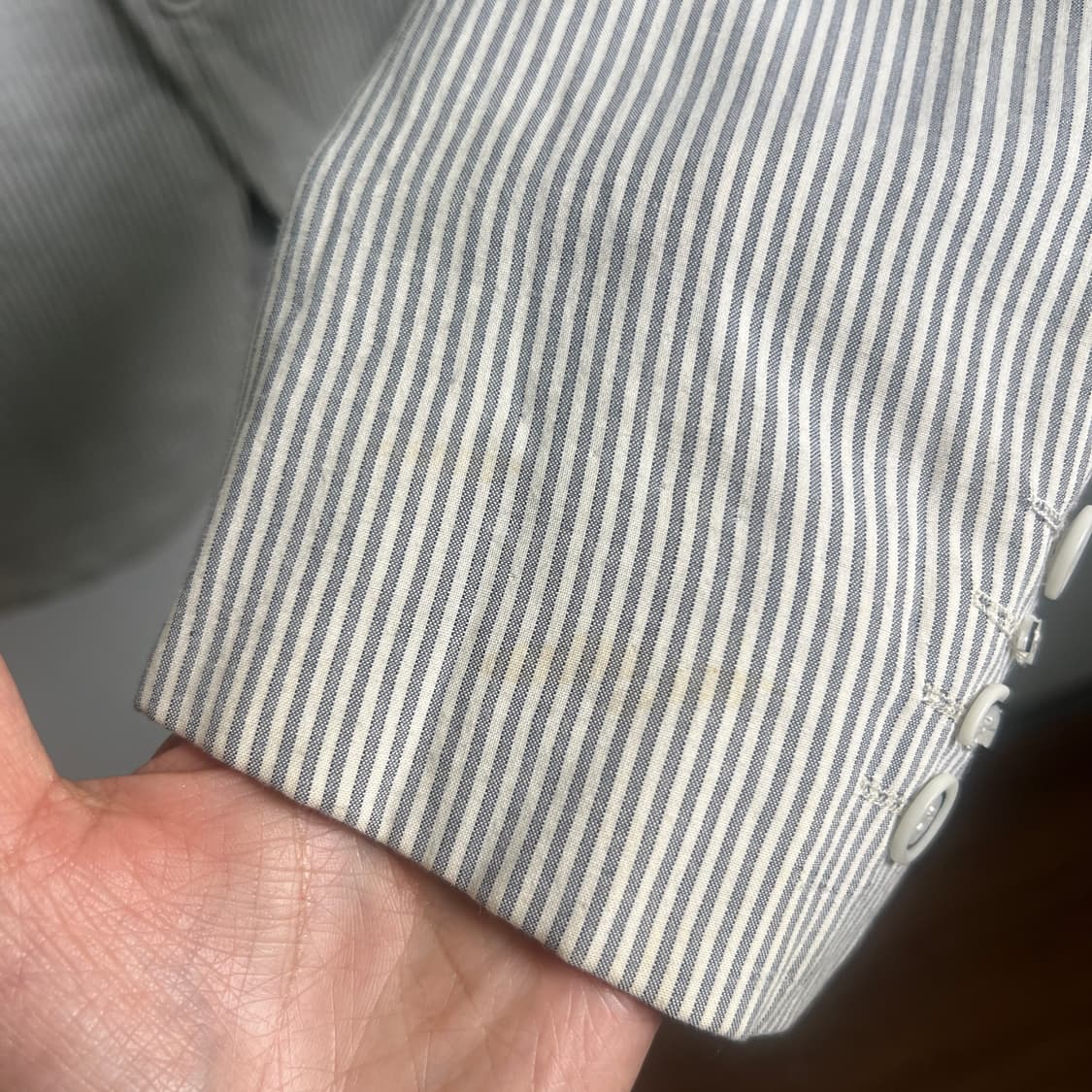 이세이미야케 시어서커 스트라이프 블레이저 상품이미지9