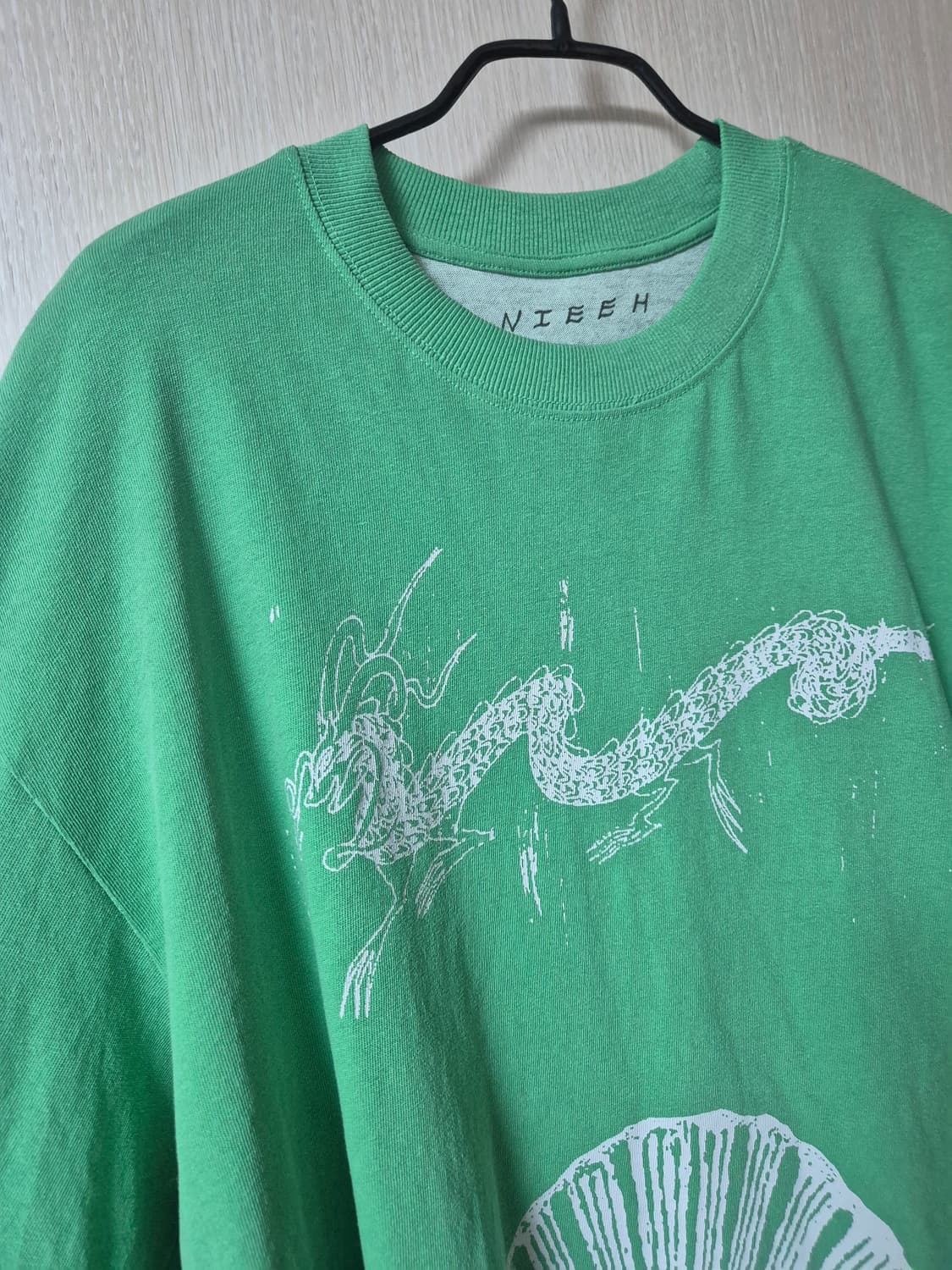 (새제품) NIEEH 니히 오버사이즈 드래곤 티셔츠 2 니히맨투맨 상품이미지5