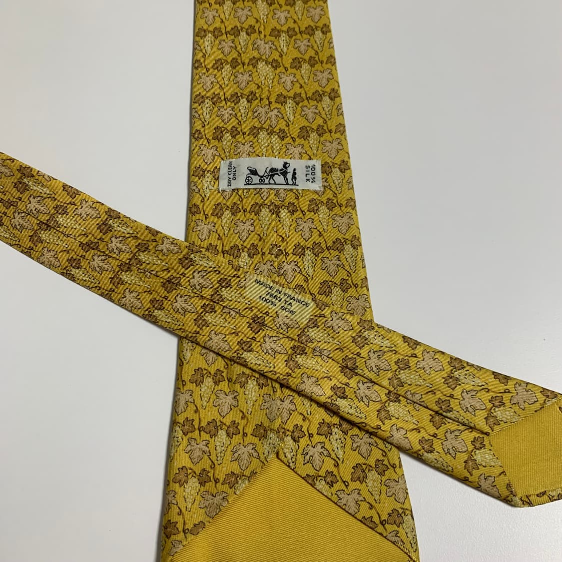 에르메스(HERMES) 명품 빈티지넥타이 100실크 B+등급 상품이미지6