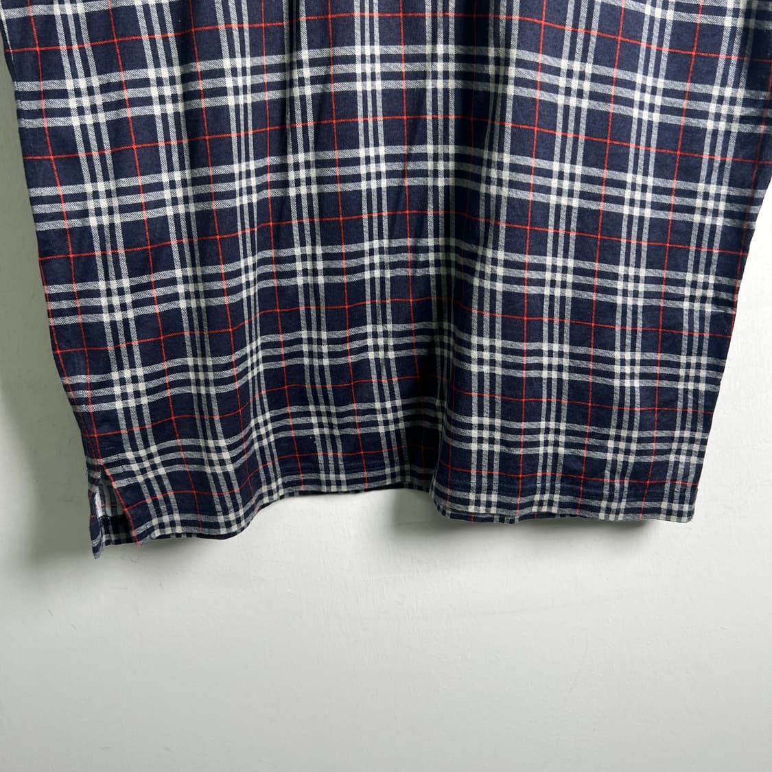 버버리 빈티지 노바 체크 반팔 폴로 셔츠 M 상품이미지5