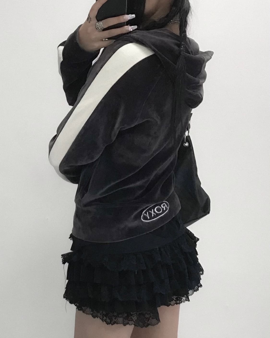 roxy 벨벳 트랙 져지 상품이미지1