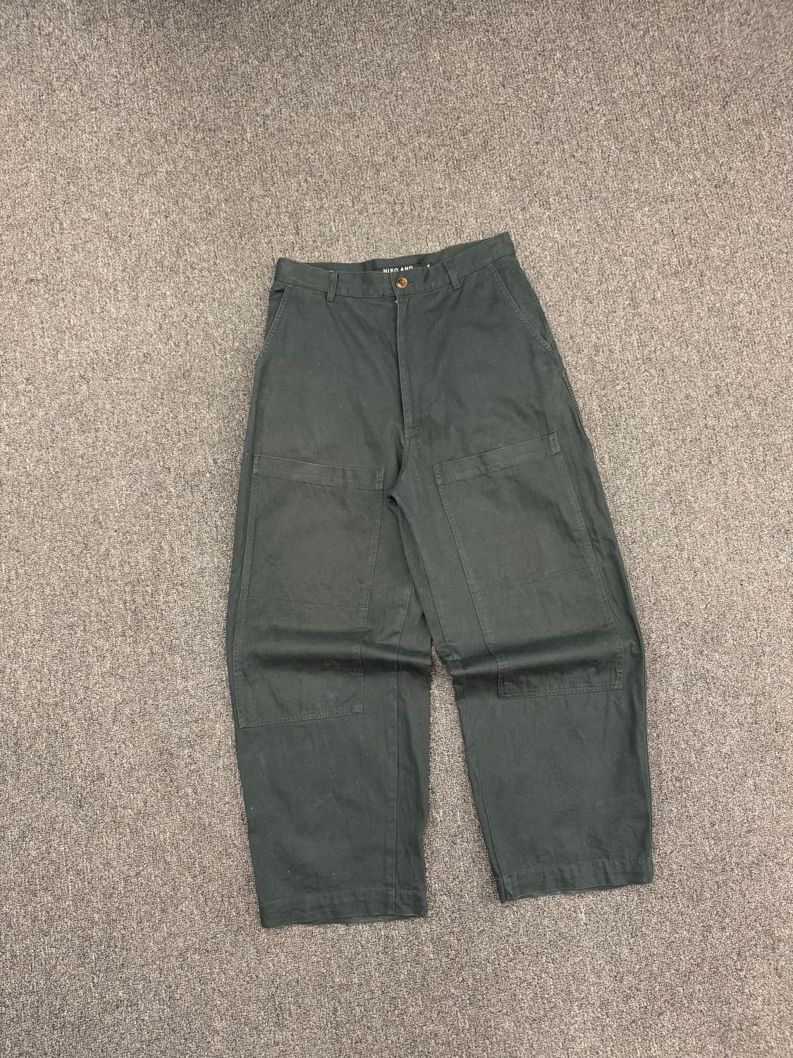 M)Niko And 빈티지 더블니 코튼 팬츠 상품이미지1