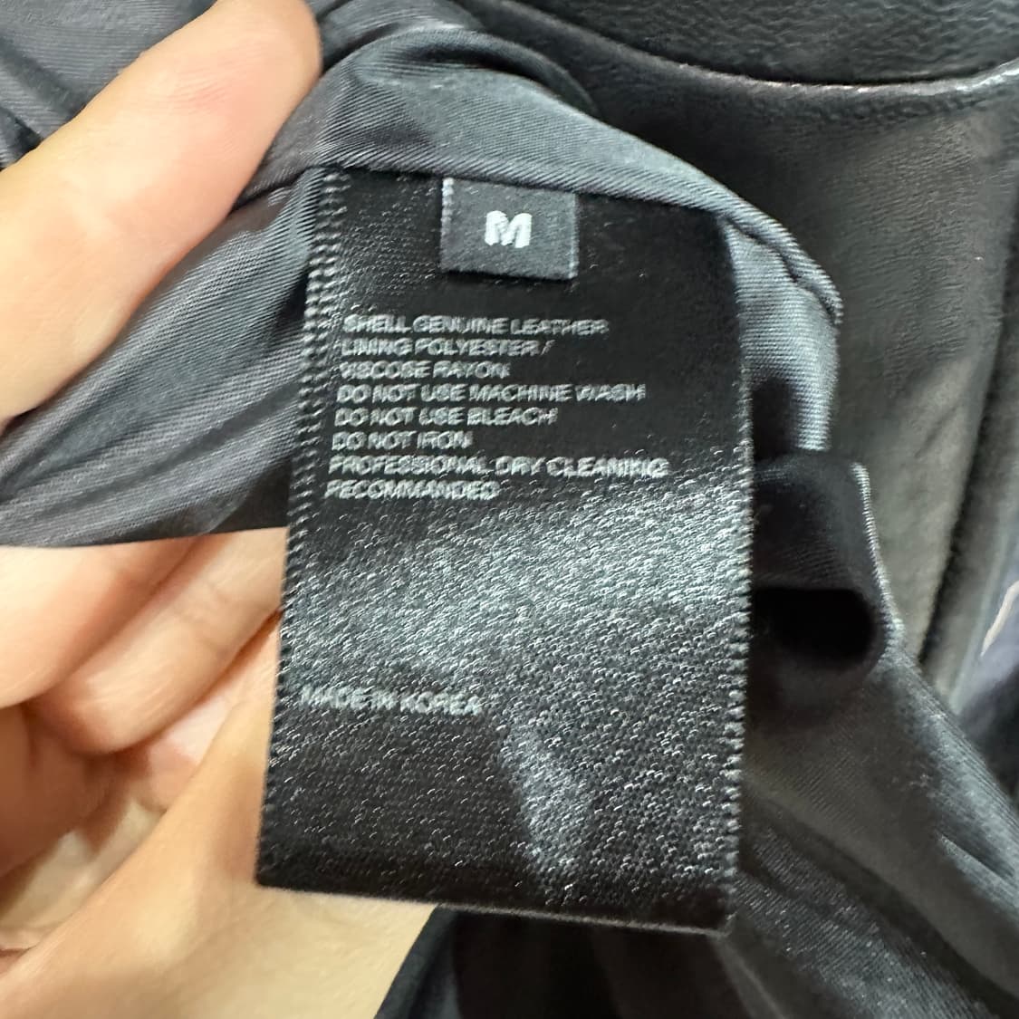 비바스튜디오 양가죽 라이더 자켓 M 상품이미지5