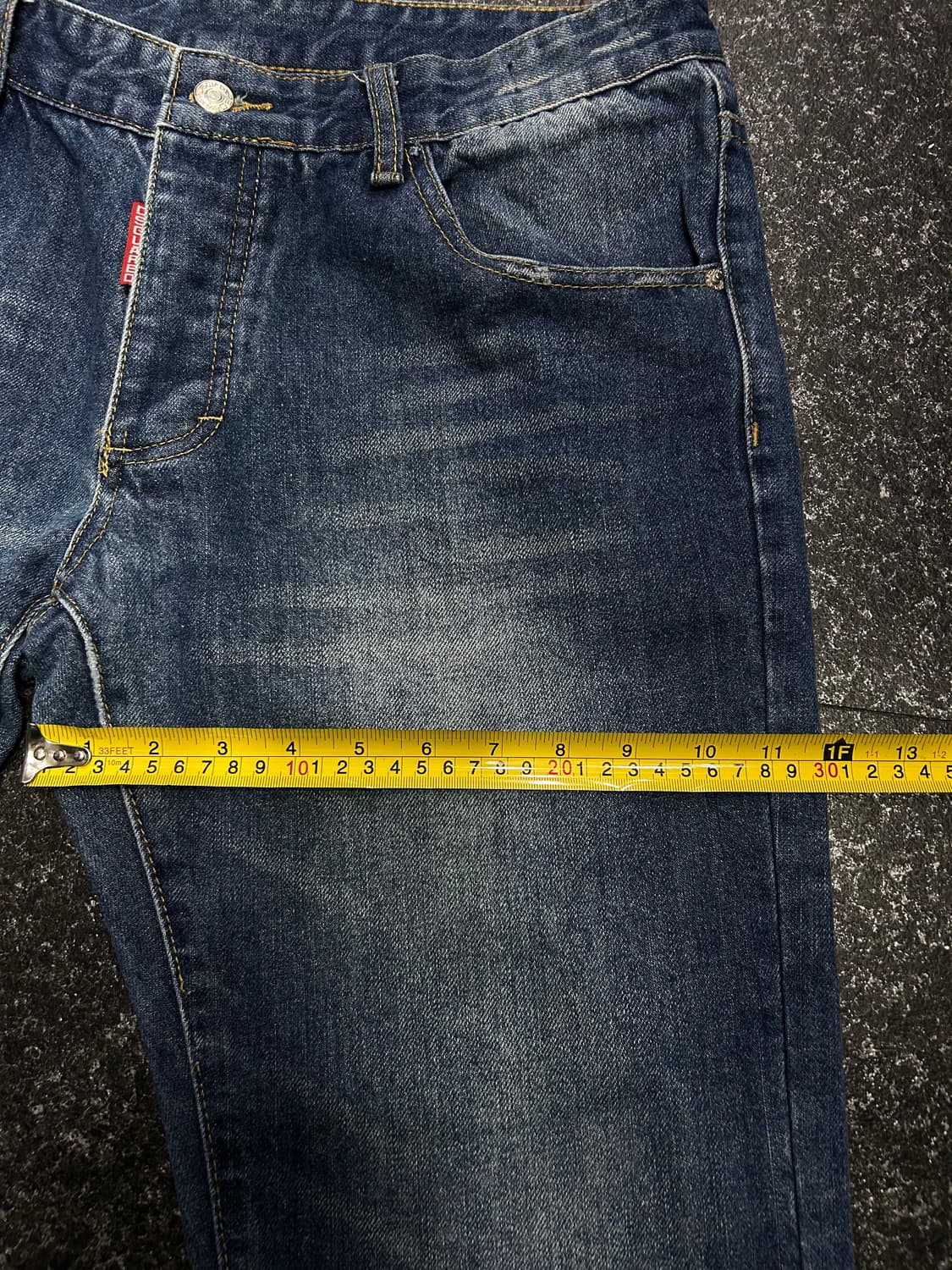 디스퀘어드2 자수 워싱 데님팬츠 청바지 36인치 상품이미지10