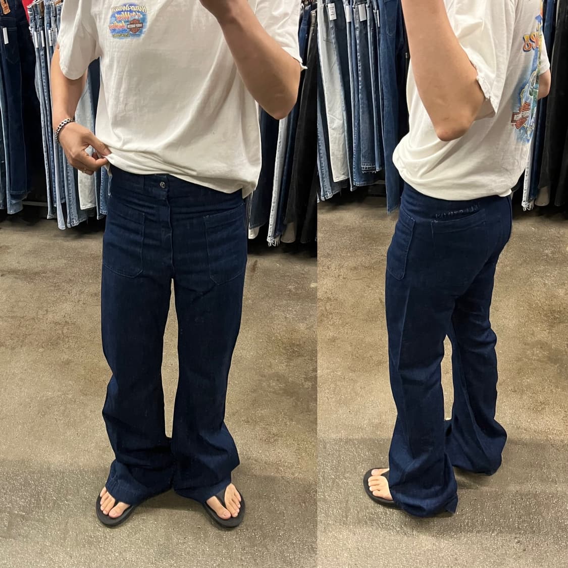 70s US Navy Sailor Pants (30“) 상품이미지1